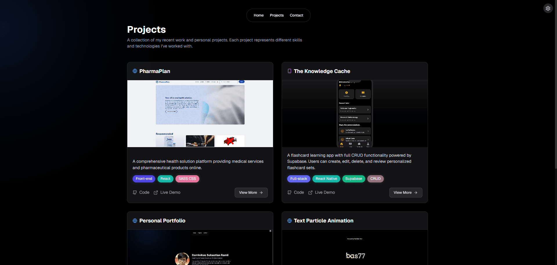 Personal Portfolio thumbnail 2